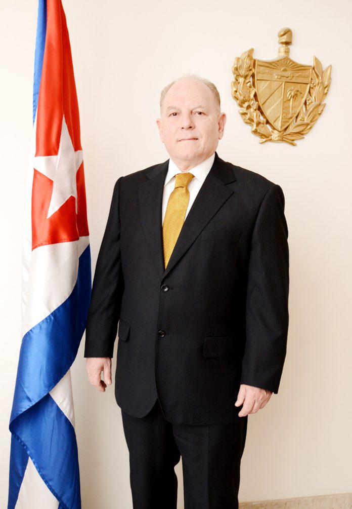 His Excellency Andrés González Garrido, Ambassador Extraordinary and Plenipotentiary of the Republic of Cuba.