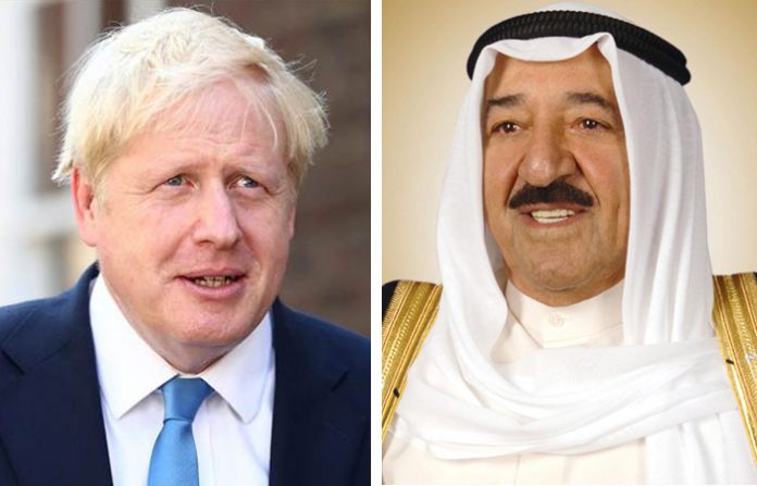 His Highness the Amir congratulates Britain's new prime minister