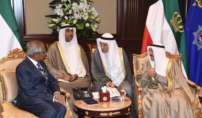 Hh Amir Receives Credentials Of Newly Appointed Ambassador Timeskuwait