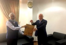 Dean of Asian ambassador bids farewell to Indian Ambassador