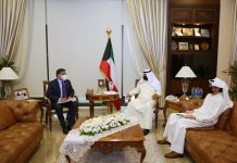 Deputy FM meets new Indian envoy in Kuwait