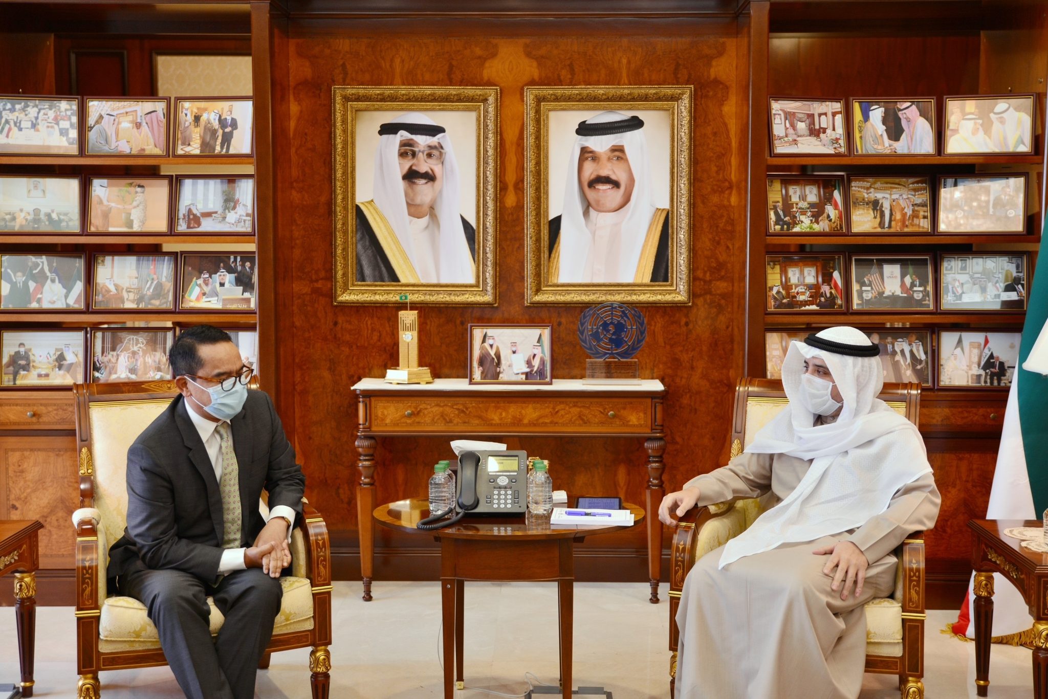 Kuwait FM meets departing Indonesian ambassador - TimesKuwait