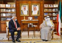 Kuwait’s FM receives credentials of new ambassadors