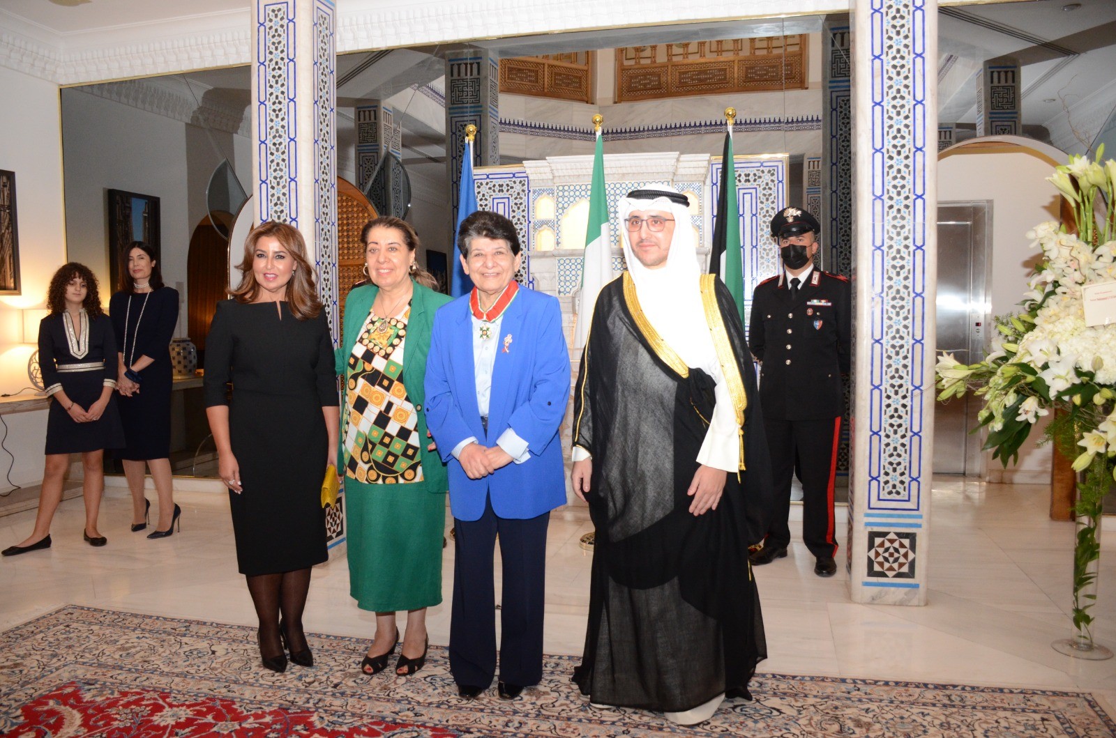 Dr Rasha Al-Sabah honored with Order of the Star of Italy award ...