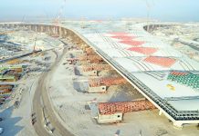 Kuwait Airport 61.8 percent complete