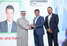 Mr. Jahid Thakor wins ASSP Kuwait Chapter Safety Professional of the Year (SPY Award) 2022