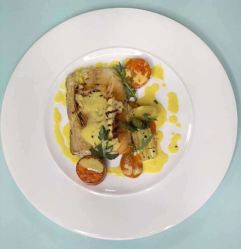 Grilled cod fish with sweet potato mash - Times Kuwait