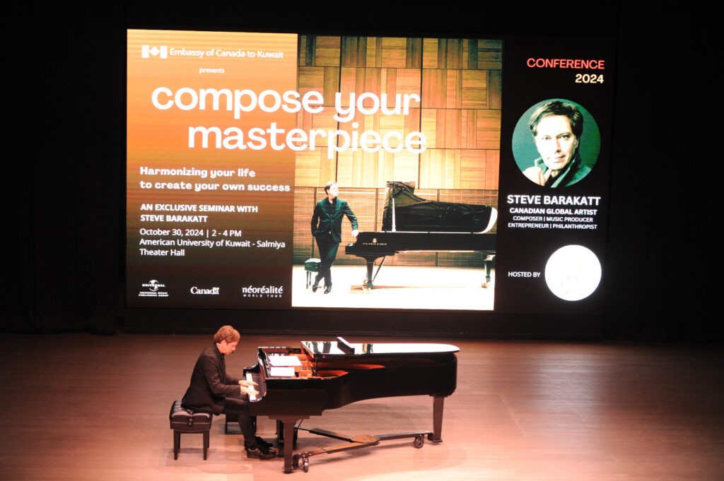 Global Music Icon Steve Barakatt speaks exclusively at AUK - Times Kuwait