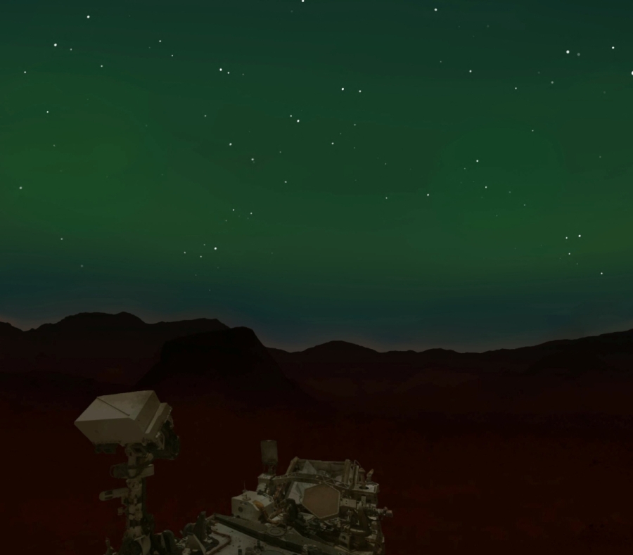 Mars Kuwait Perseverance Rover captures first-ever visible auroras on Mars - Times ...