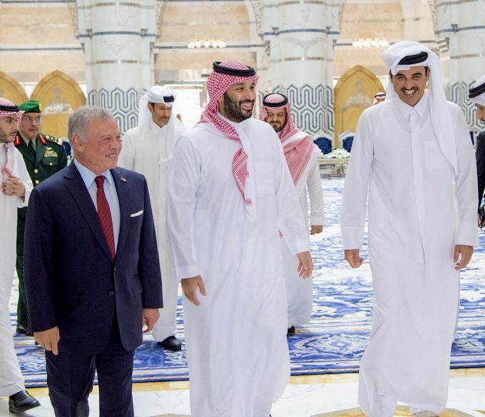 Saudi, Qatar, Jordan leaders meet in Jeddah on regional situation