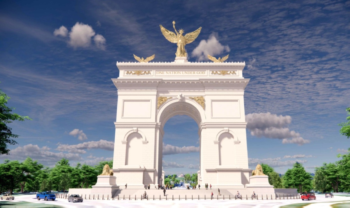 Trump proposes construction of 250-foot triumphal arch for Washington skyline