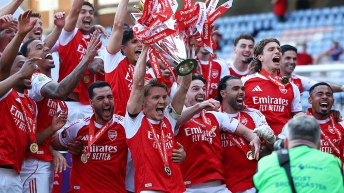 Arsenal crowned Premier League Champions after dramatic title run-in