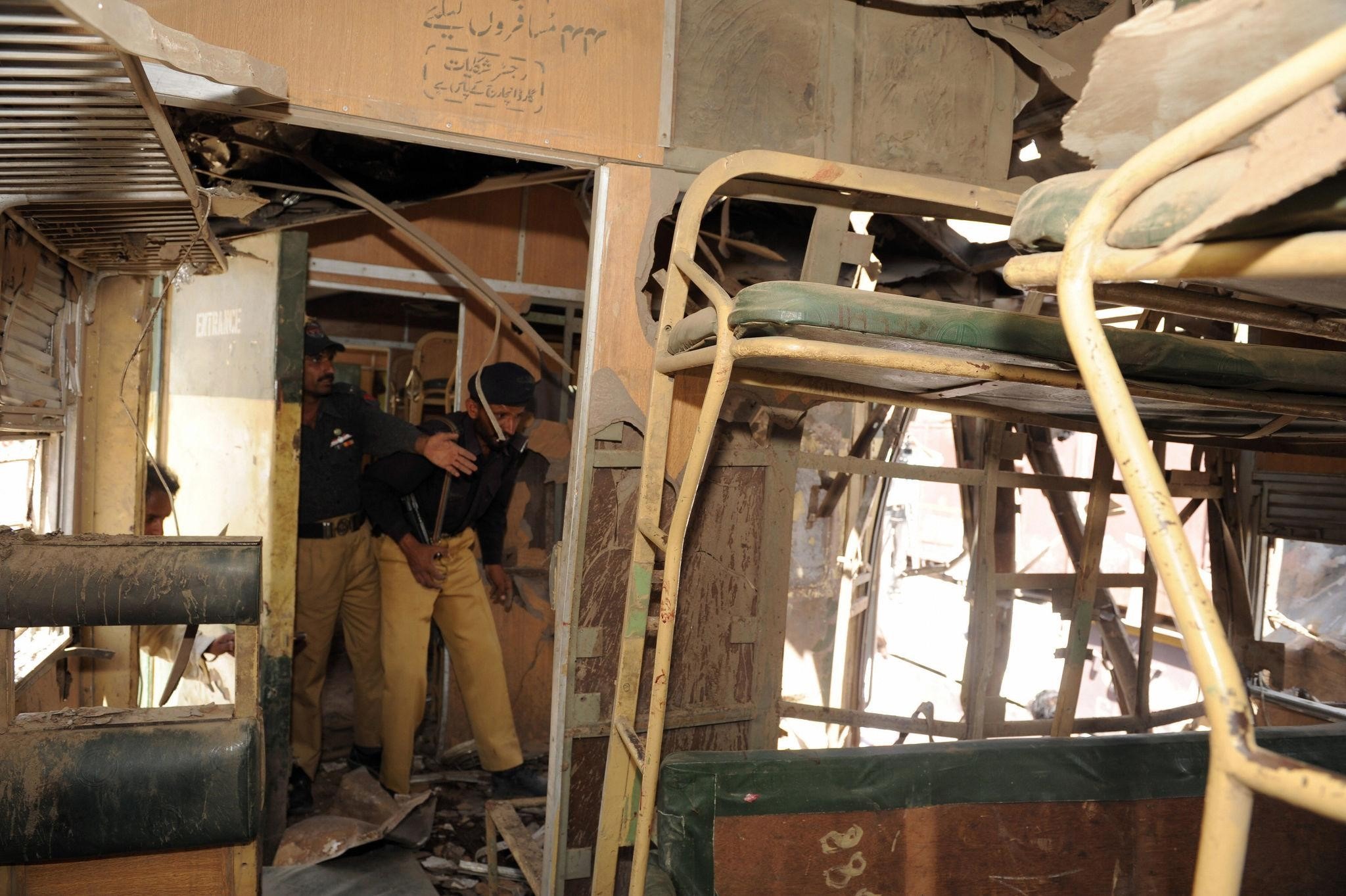 Pakistan train blast in Baluchistan kills 24, dozens injured