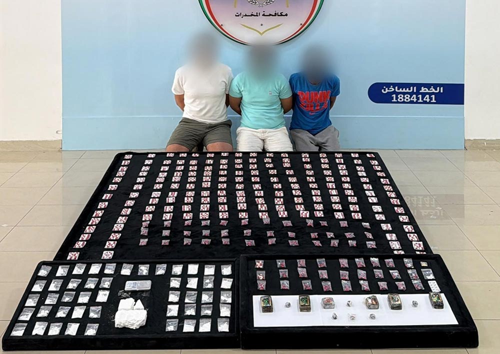 Three Citizens Arrested in Drug Trafficking Case; Narcotics 