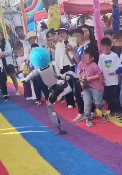 Robot revolt? Viral video shows humanoid robot kicking child