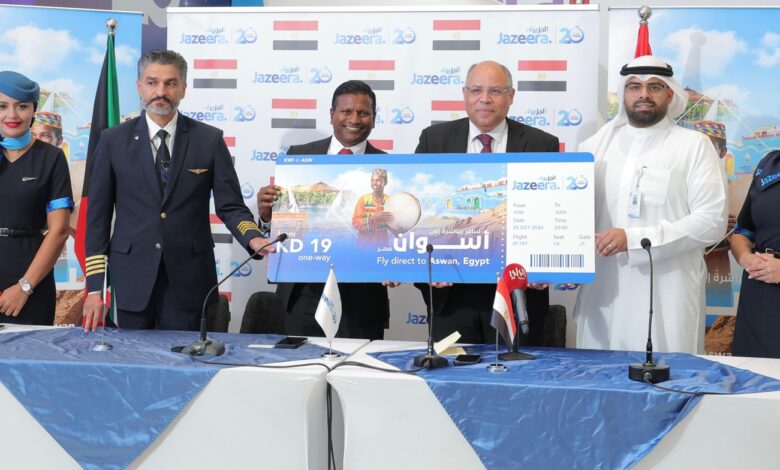 Jazeera Airways expands Egypt network with direct Kuwait–Aswan flights ...
